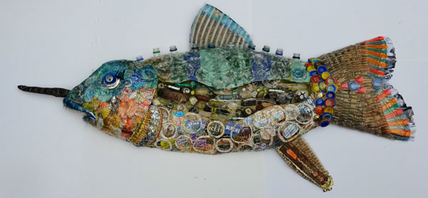 poluted paddle fish